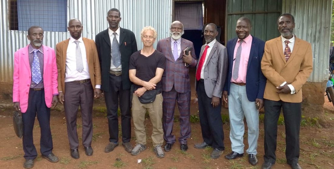 Dan Goldstein with a group of Hebrew Leaders across East Africa